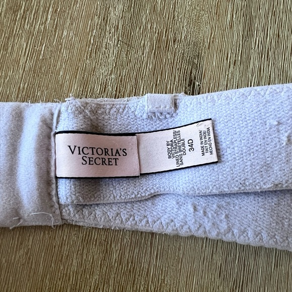 VICTORIA’S SECRET Strapless White Bra 34D - Picture 5 of 6